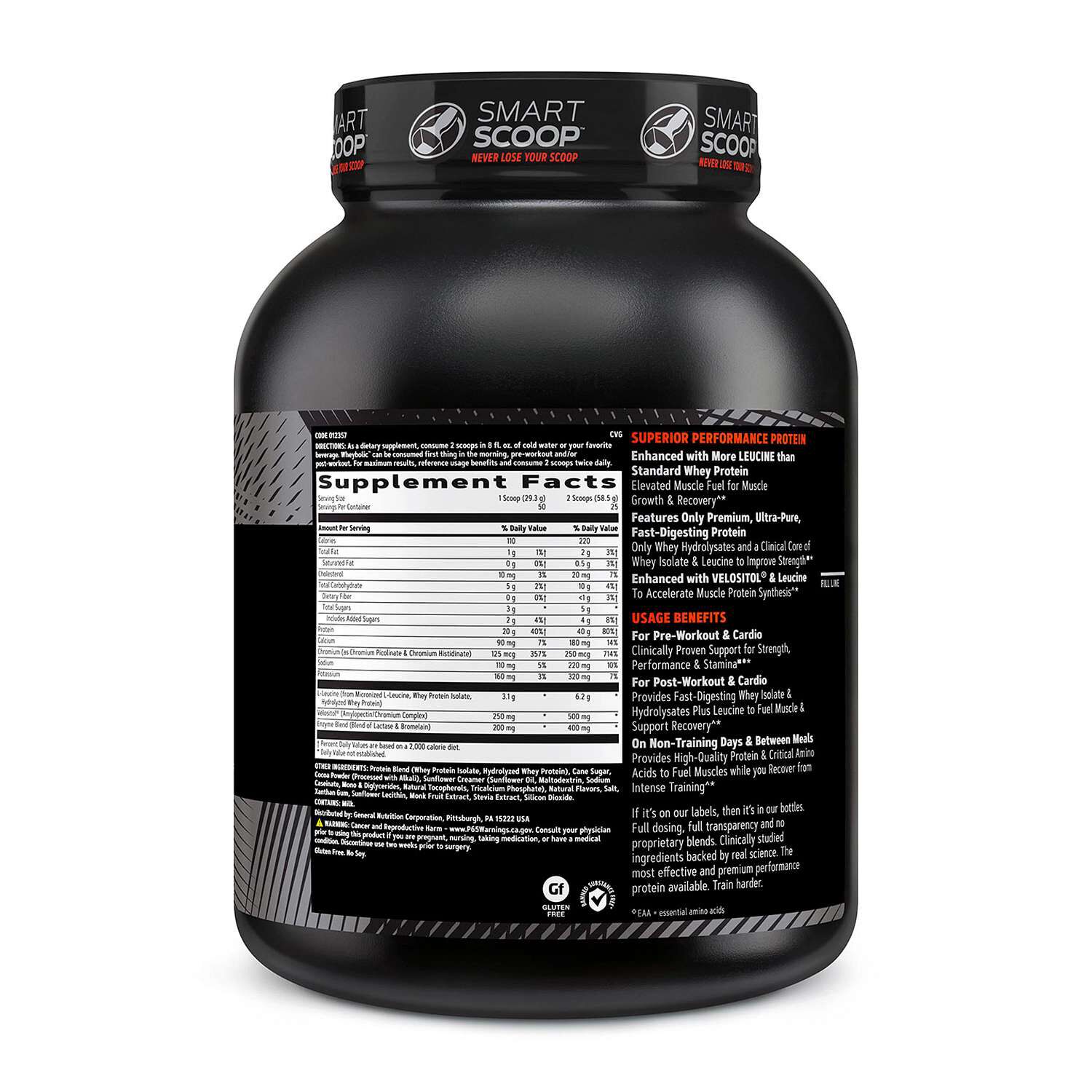 Wheybolic&trade; - Natural Chocolate (25 Servings)